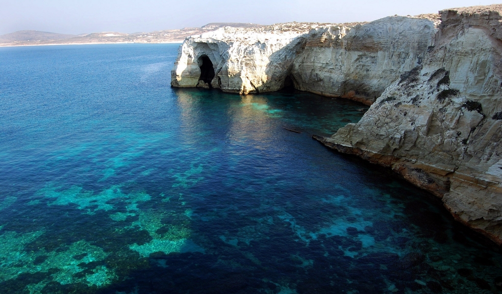 Milos Island Greece for 1024 x 600 widescreen resolution