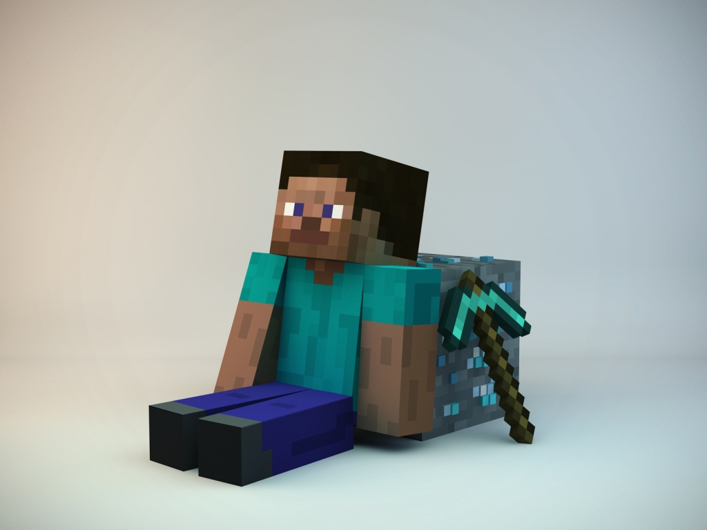 Minecraft Character for 1024 x 768 resolution