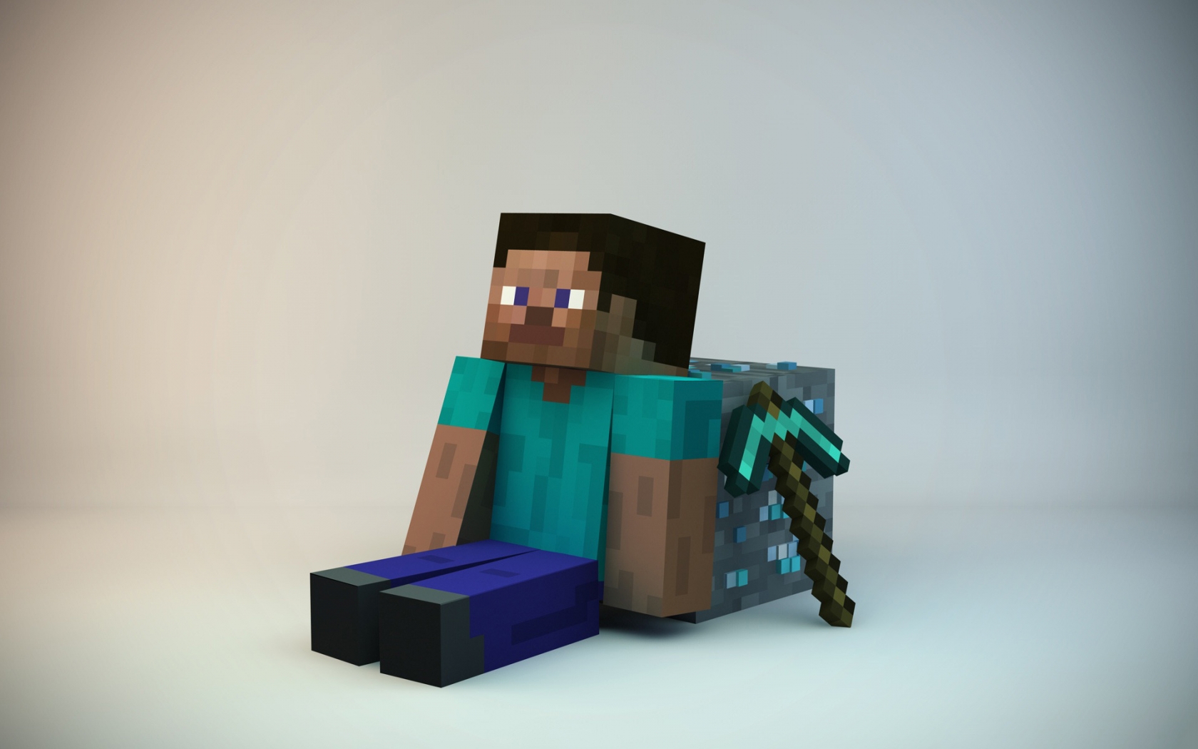 Minecraft Character for 1680 x 1050 widescreen resolution