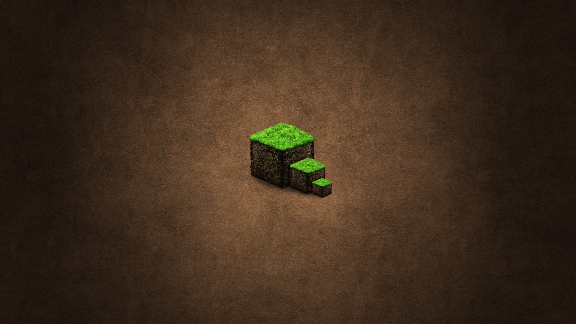 Minecraft Green Cubes for 1920 x 1080 HDTV 1080p resolution