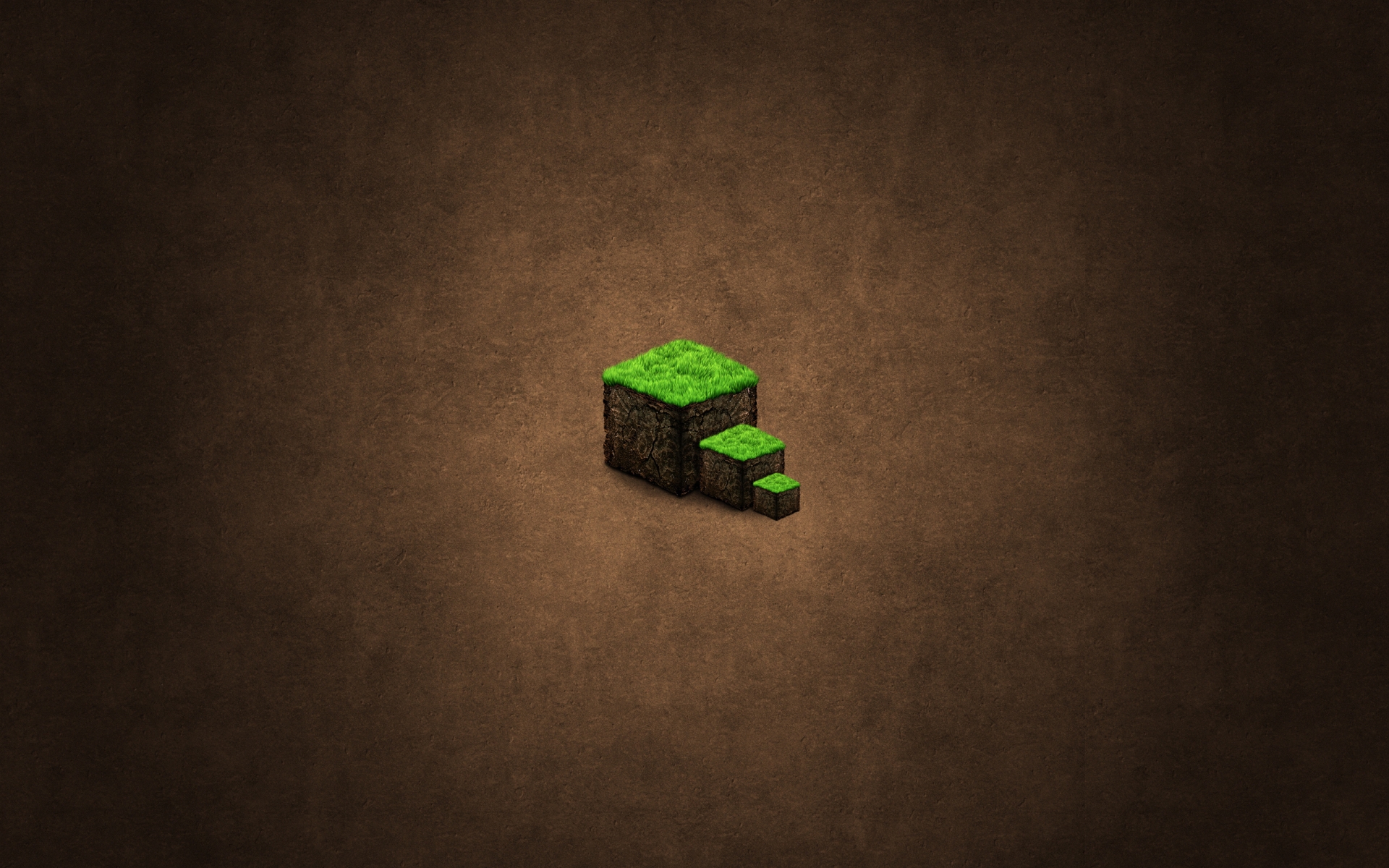 Minecraft Green Cubes for 1920 x 1200 widescreen resolution