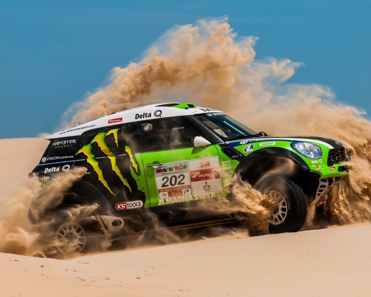 Mini Cooper Dakar X-raid for 1280 x 1024 resolution