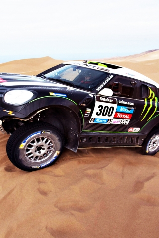 Mini Cooper Rally for 320 x 480 iPhone resolution