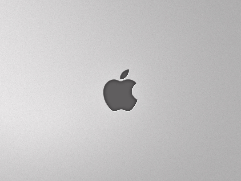 Minimal Apple Grey for 1024 x 768 resolution
