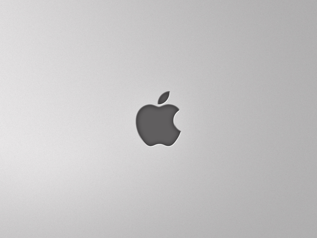 Minimal Apple Grey for 1280 x 960 resolution