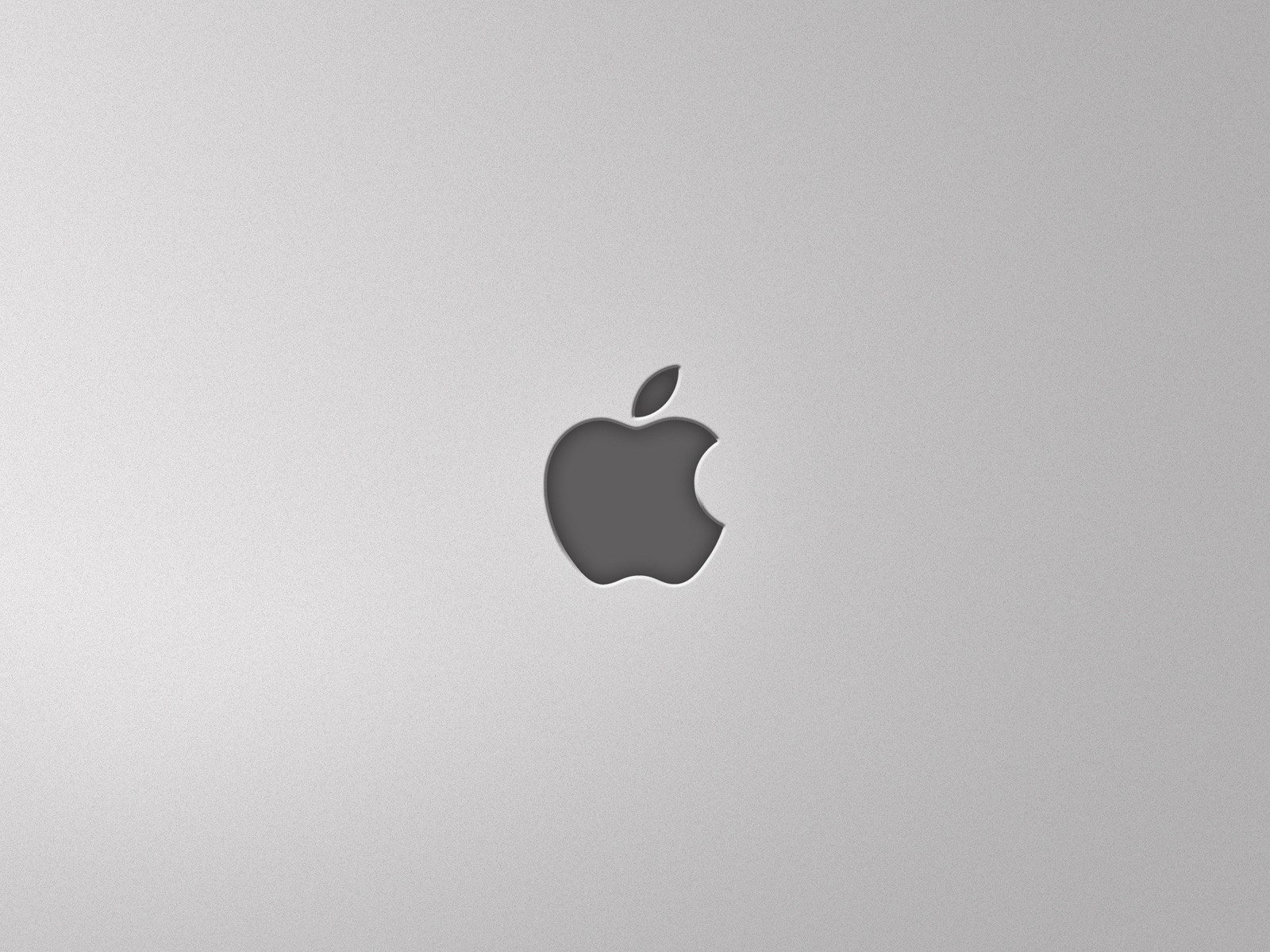 Minimal Apple Grey for 1600 x 1200 resolution