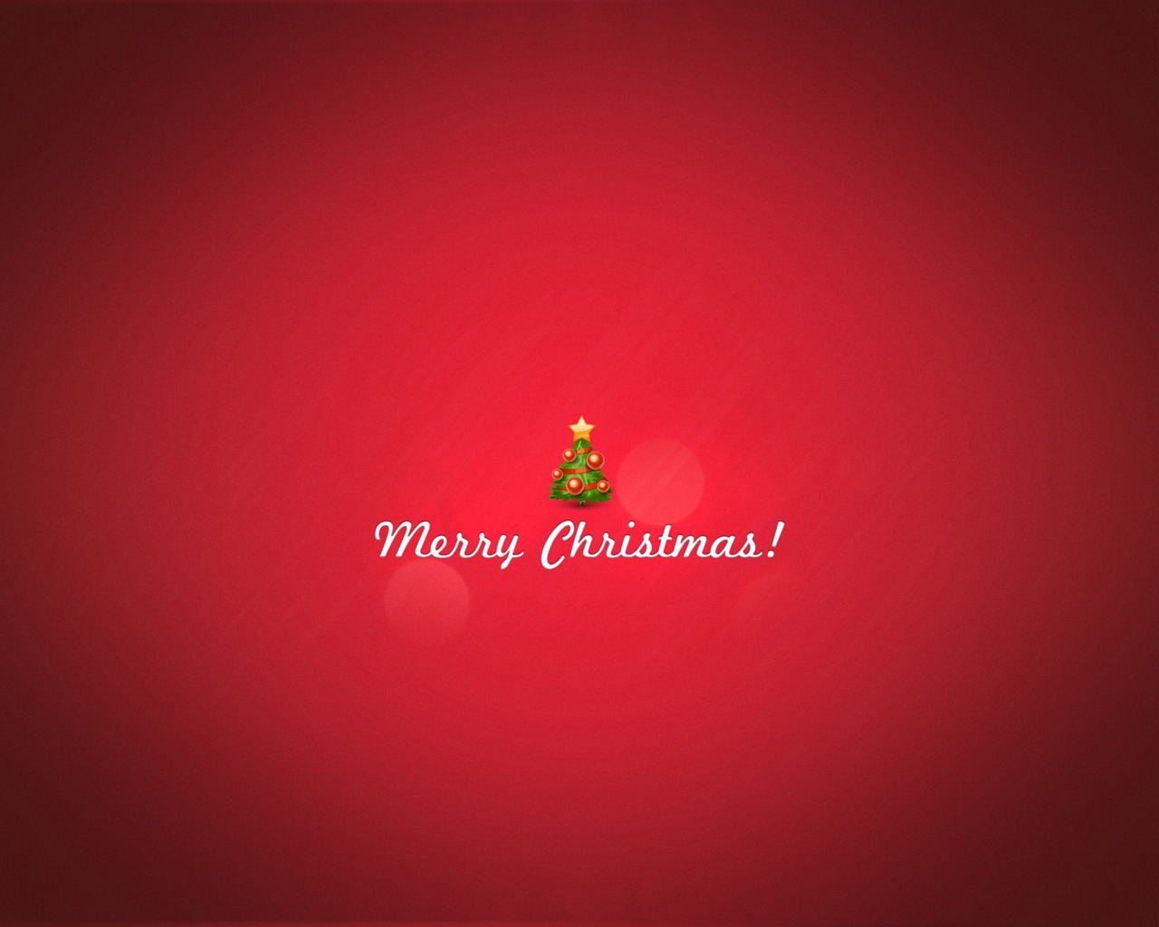 Minimal Merry Christmas for 1280 x 1024 resolution