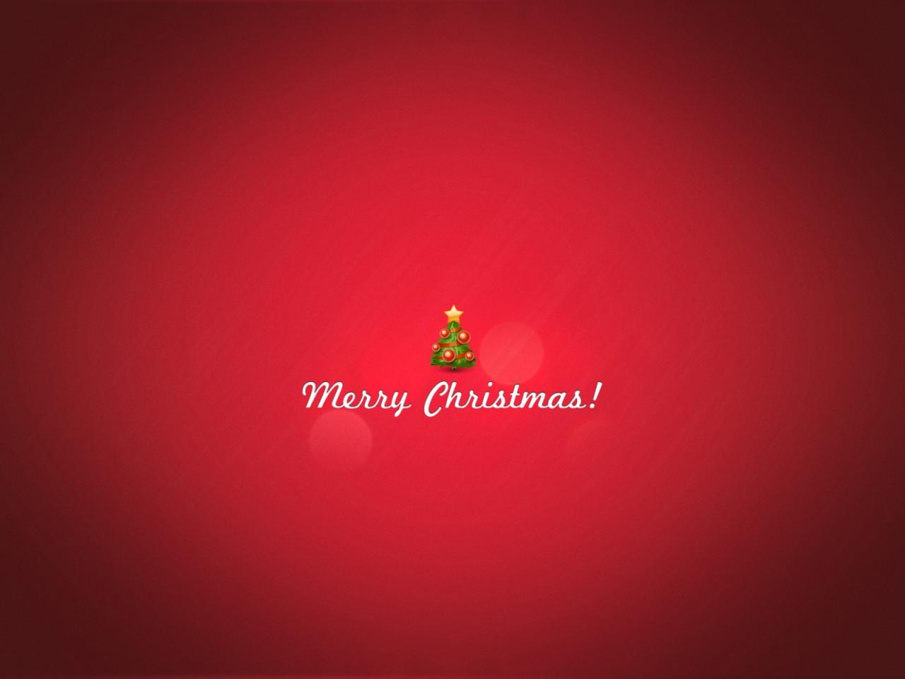 Minimal Merry Christmas for 1280 x 960 resolution