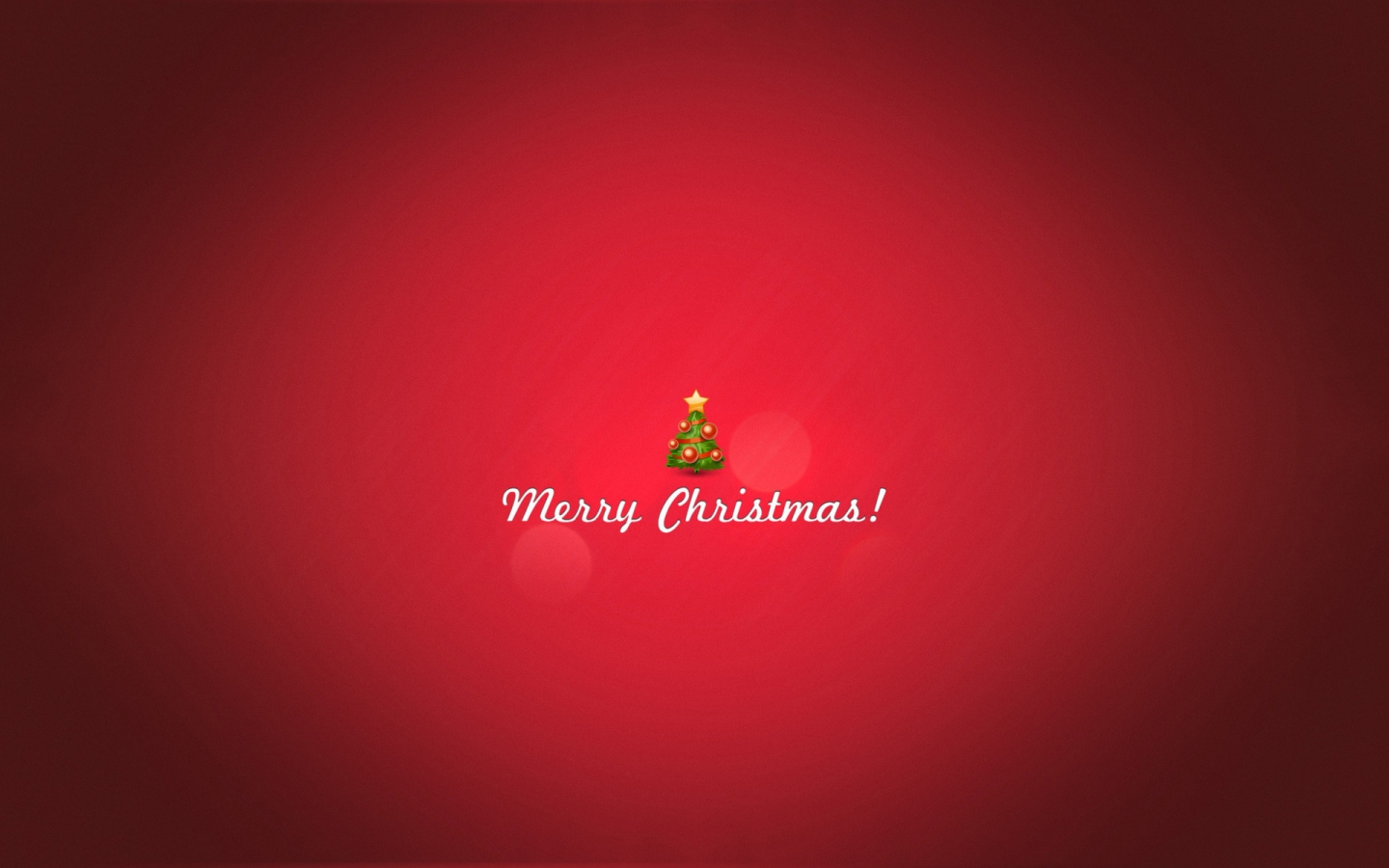 Minimal Merry Christmas for 1440 x 900 widescreen resolution