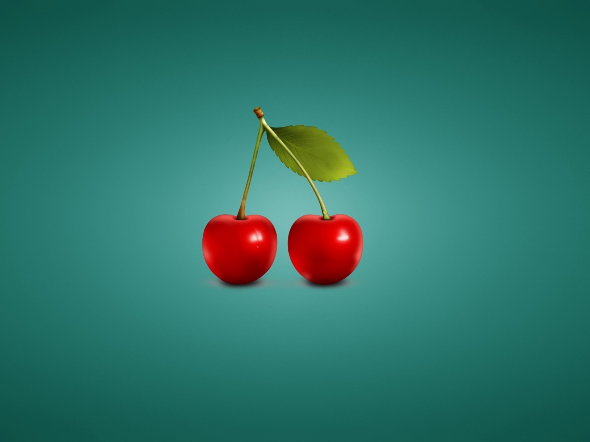 Minimalistic Cherries for 1152 x 864 resolution