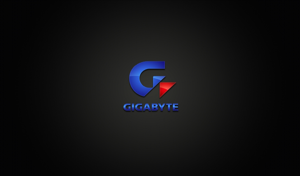 Minimalistic Gigabyte for 1024 x 600 widescreen resolution