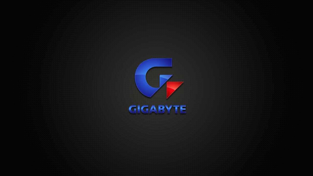 Minimalistic Gigabyte for 1280 x 720 HDTV 720p resolution
