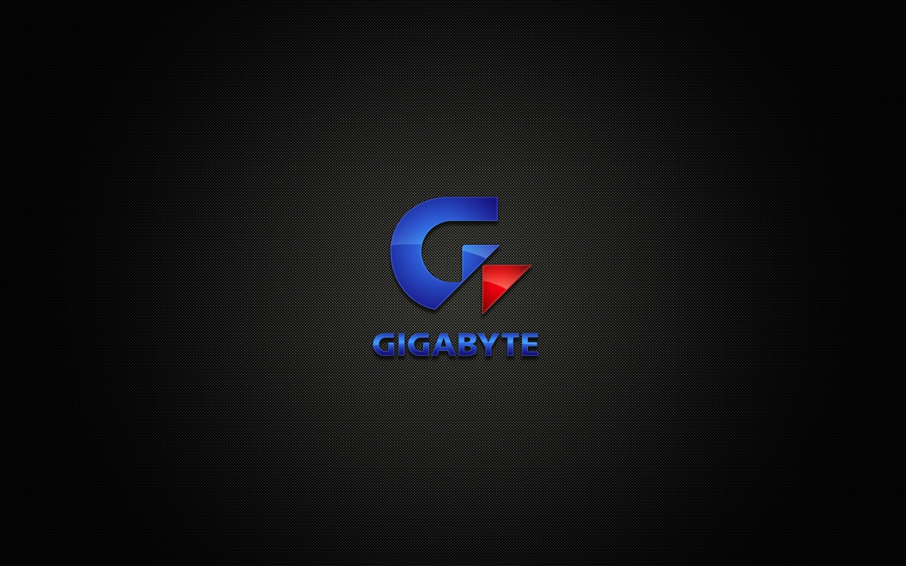 Minimalistic Gigabyte for 1280 x 800 widescreen resolution