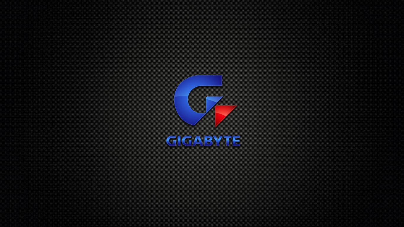 Minimalistic Gigabyte for 1366 x 768 HDTV resolution