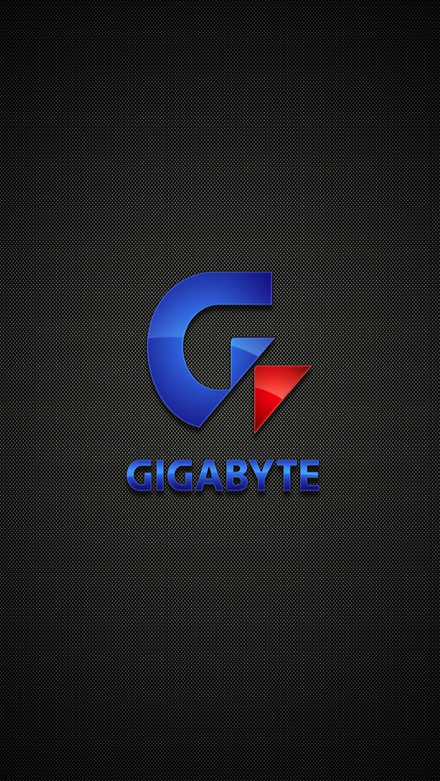Minimalistic Gigabyte for 640 x 1136 iPhone 5 resolution