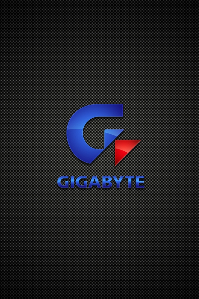 Minimalistic Gigabyte for 640 x 960 iPhone 4 resolution