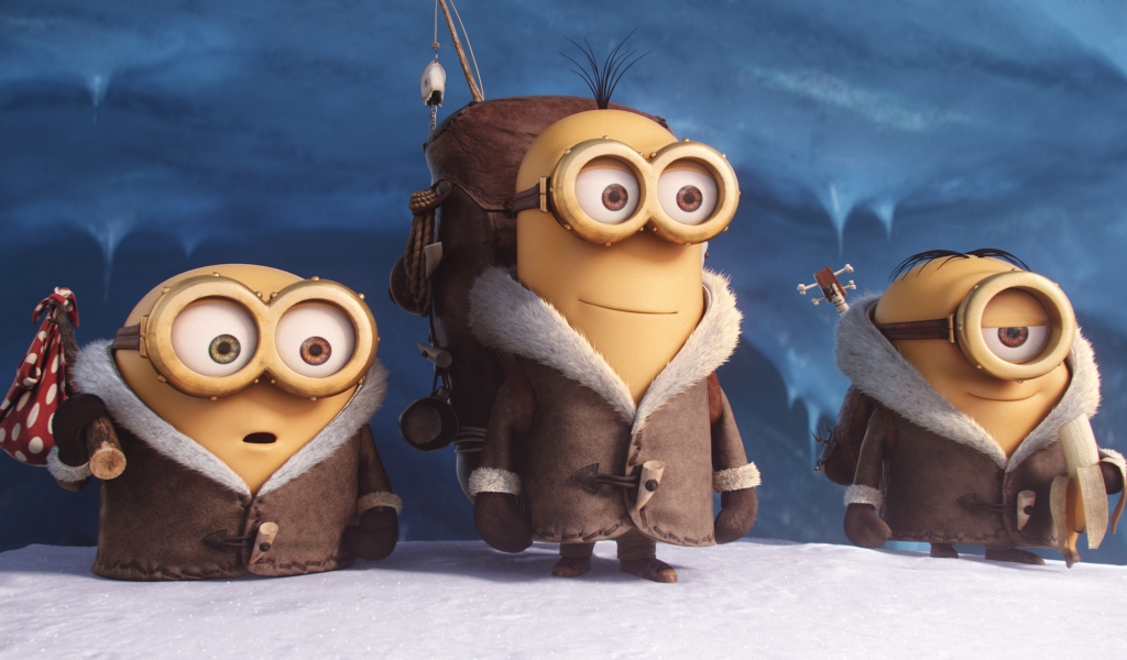 Minions Movie for 1024 x 600 widescreen resolution