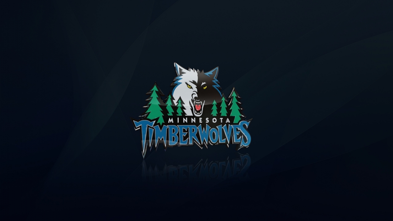 Minnesota Timberwolves Logo for 1366 x 768 HDTV resolution