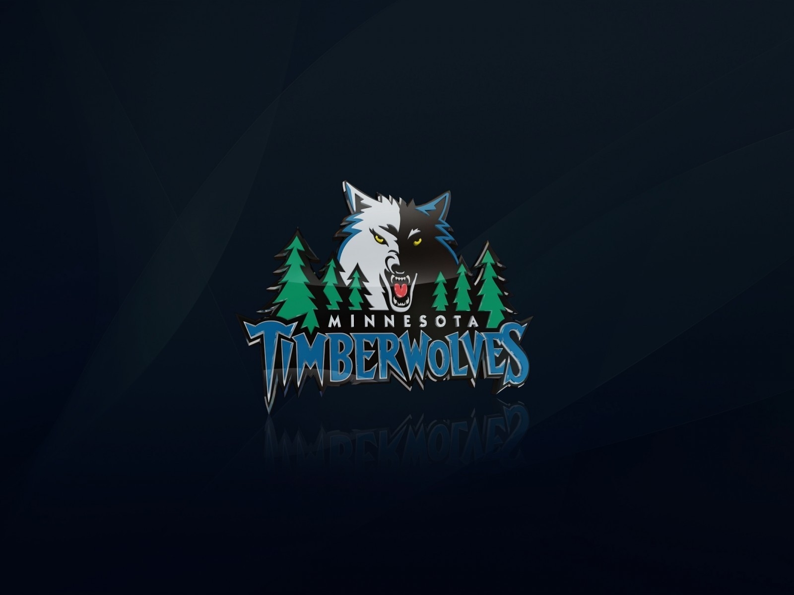 Minnesota Timberwolves Logo for 1600 x 1200 resolution