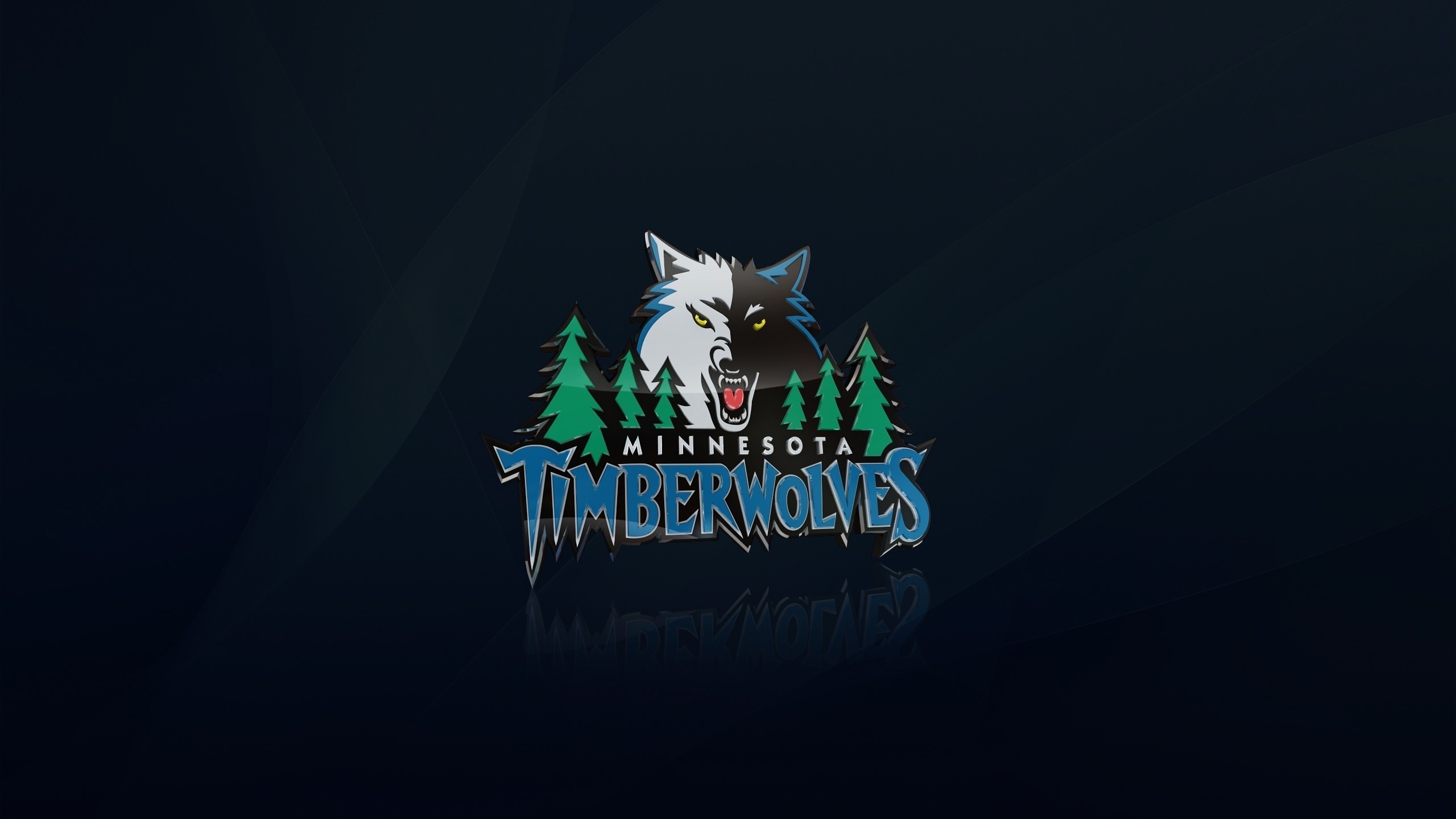 Minnesota Timberwolves Logo for 2560x1440 HDTV resolution