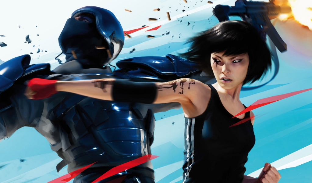 Mirrors Edge for 1024 x 600 widescreen resolution