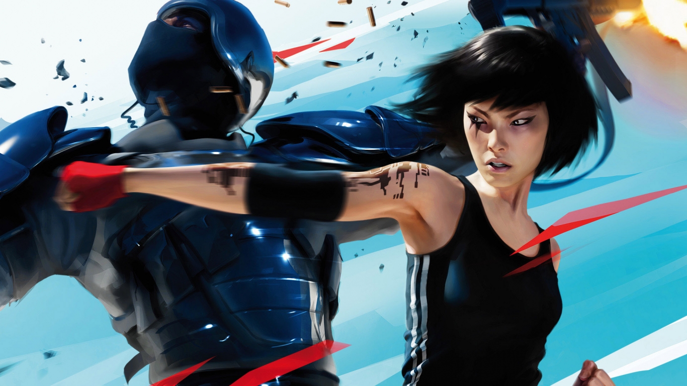 Mirrors Edge for 1366 x 768 HDTV resolution