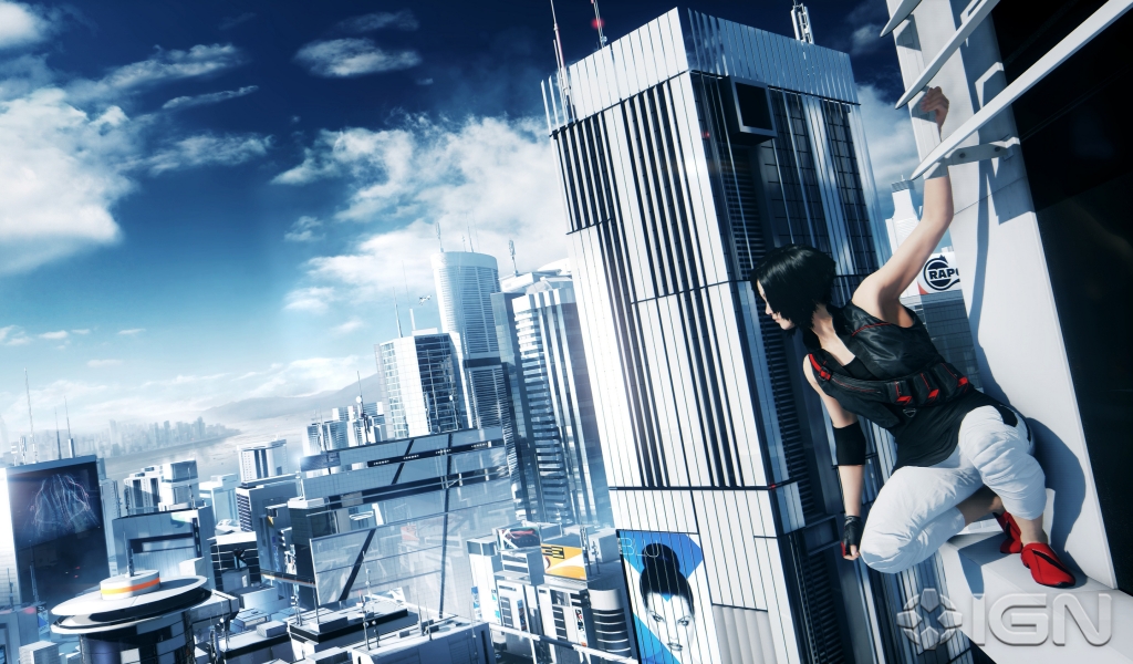 Mirrors Edge 2 for 1024 x 600 widescreen resolution