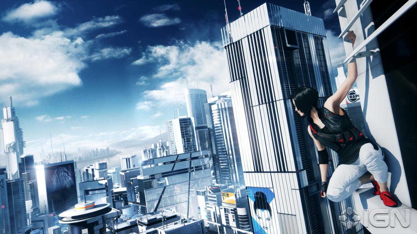 Mirrors Edge 2 for 1366 x 768 HDTV resolution