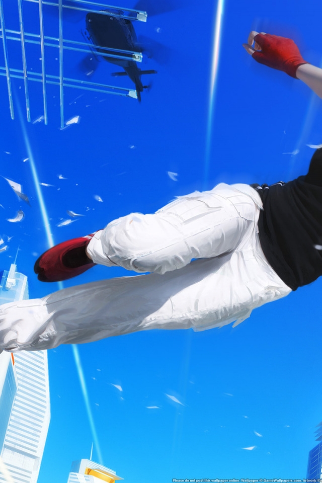 Mirror's Edge for 640 x 960 iPhone 4 resolution