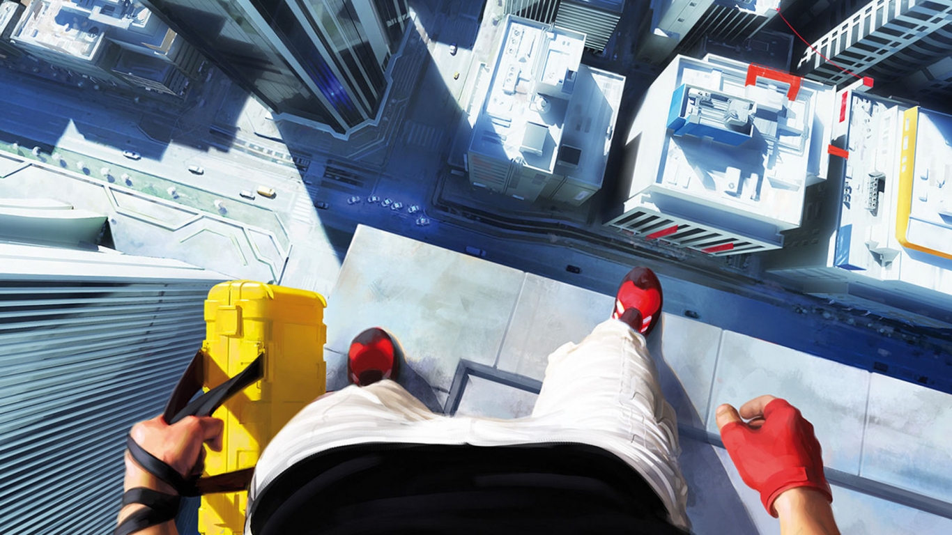 Mirrors Edge View for 1366 x 768 HDTV resolution