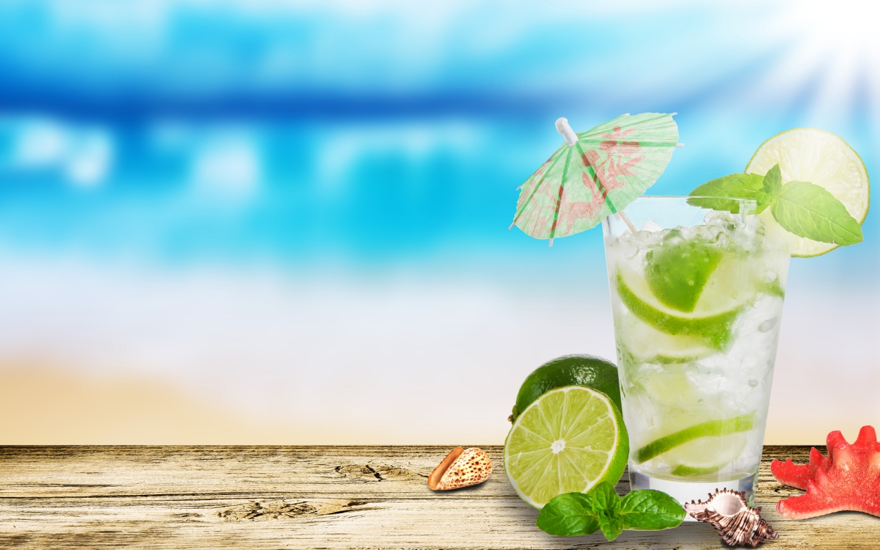 Mojito Cocktail for 1280 x 800 widescreen resolution
