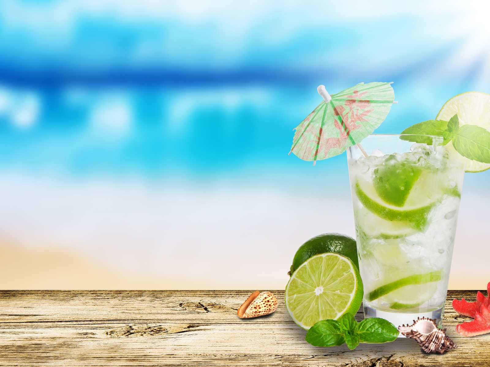 Mojito Cocktail for 1600 x 1200 resolution