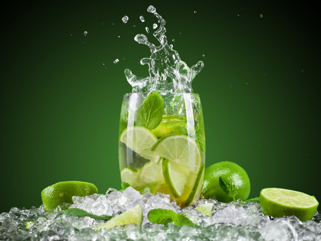 Mojito Cocktail Drink for 1024 x 768 resolution