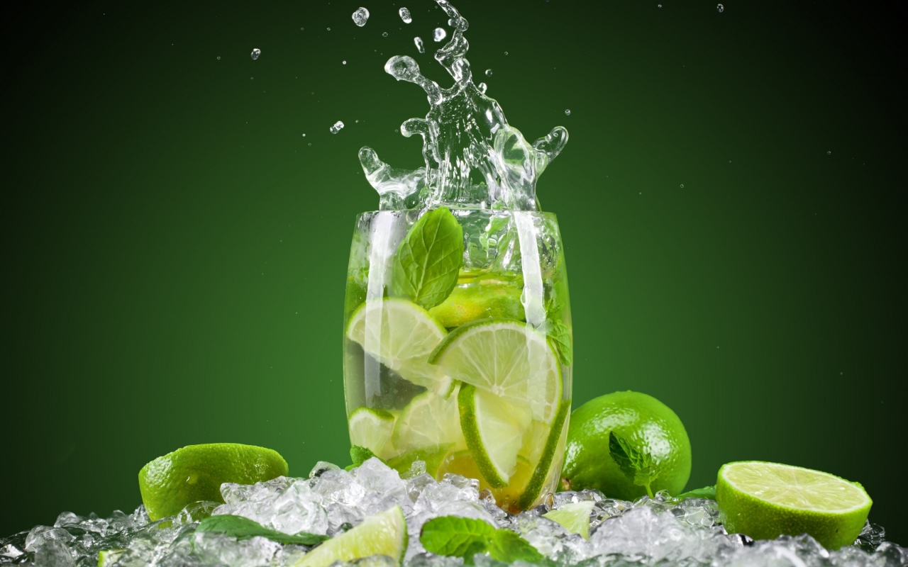 Mojito Cocktail Drink for 1280 x 800 widescreen resolution