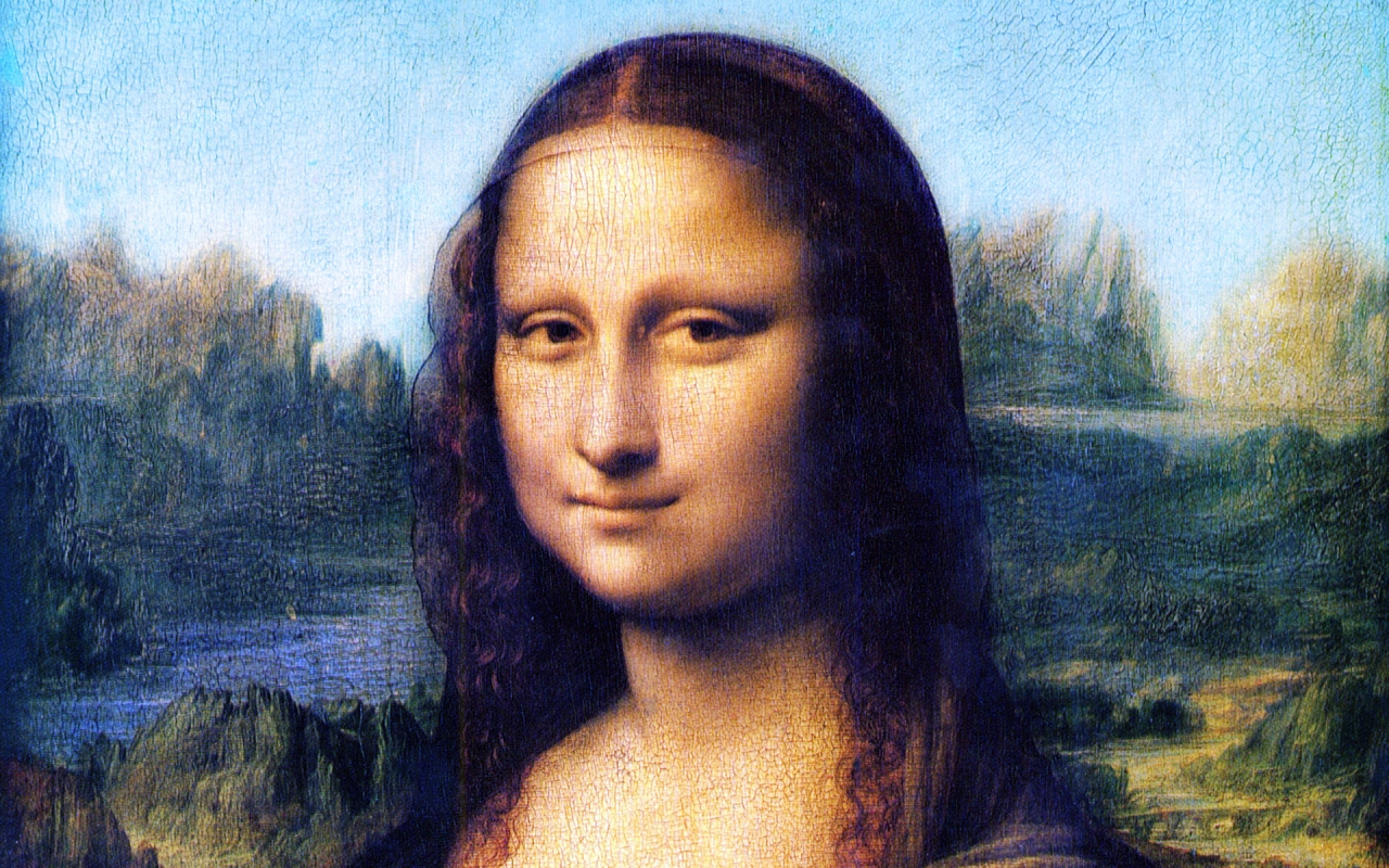 Mona Lisa for 1280 x 800 widescreen resolution