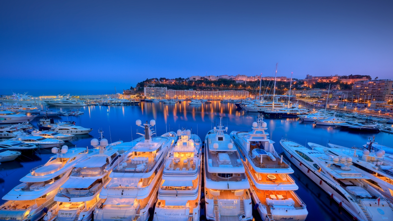 Monaco Seaport for 1280 x 720 HDTV 720p resolution