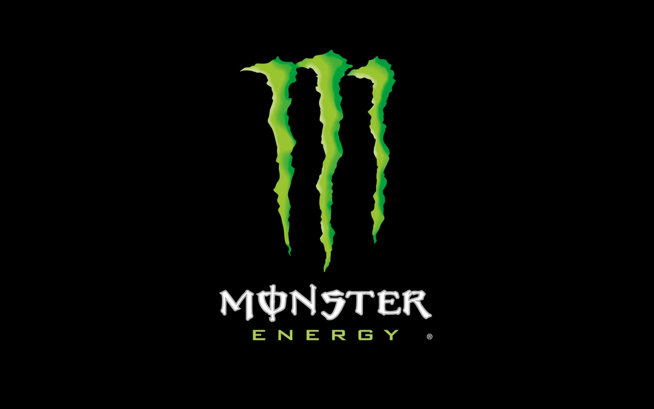 Monster Energy Drink Logo for 1280 x 800 widescreen resolution