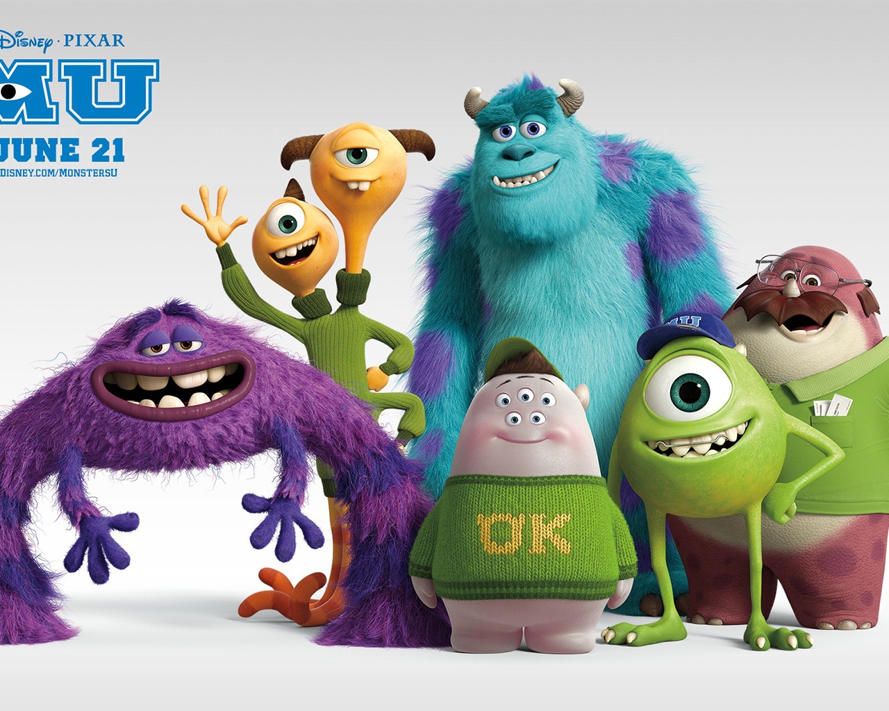 Monsters University for 1280 x 1024 resolution