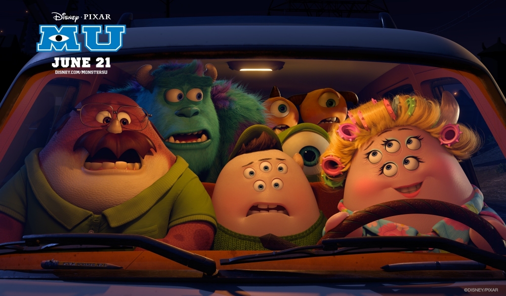 Monsters University 2013 for 1024 x 600 widescreen resolution