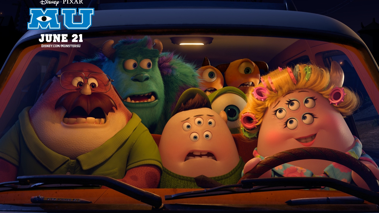 Monsters University 2013 for 1280 x 720 HDTV 720p resolution