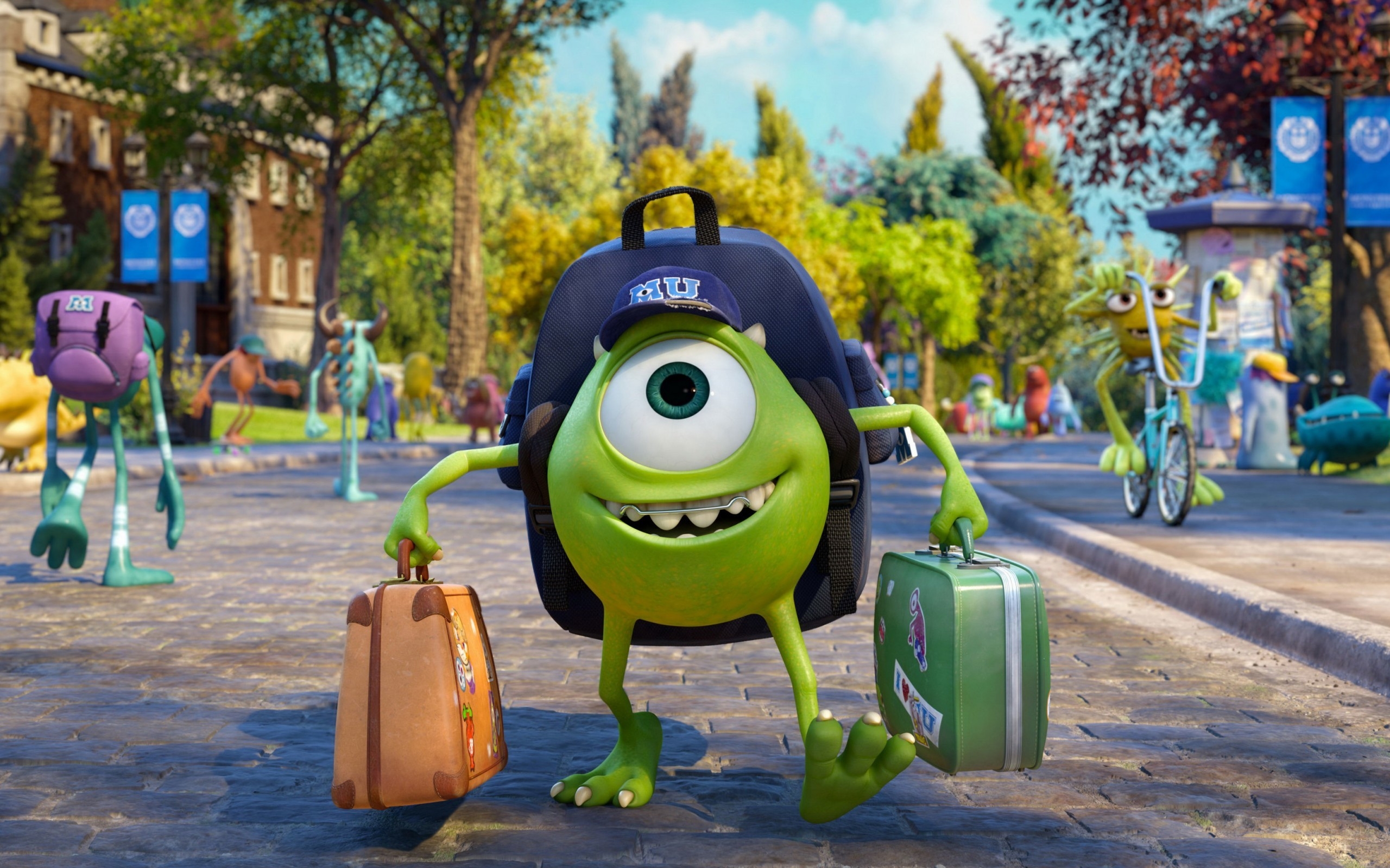 Monsters University Character for 2560 x 1600 widescreen resolution