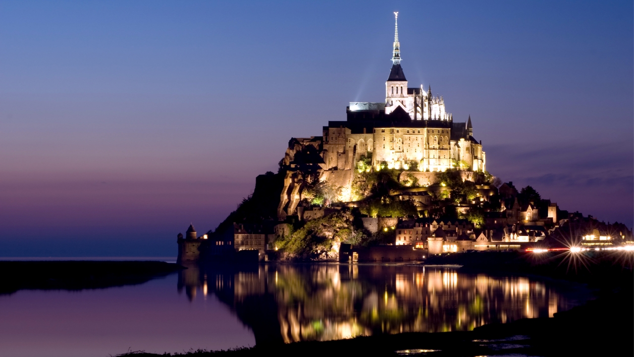 Mont Saint Michel for 1280 x 720 HDTV 720p resolution
