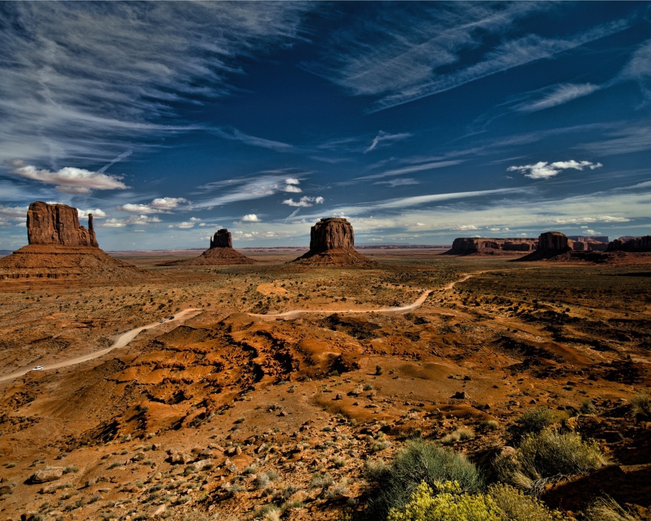Monument Valley Landscape for 1280 x 1024 resolution