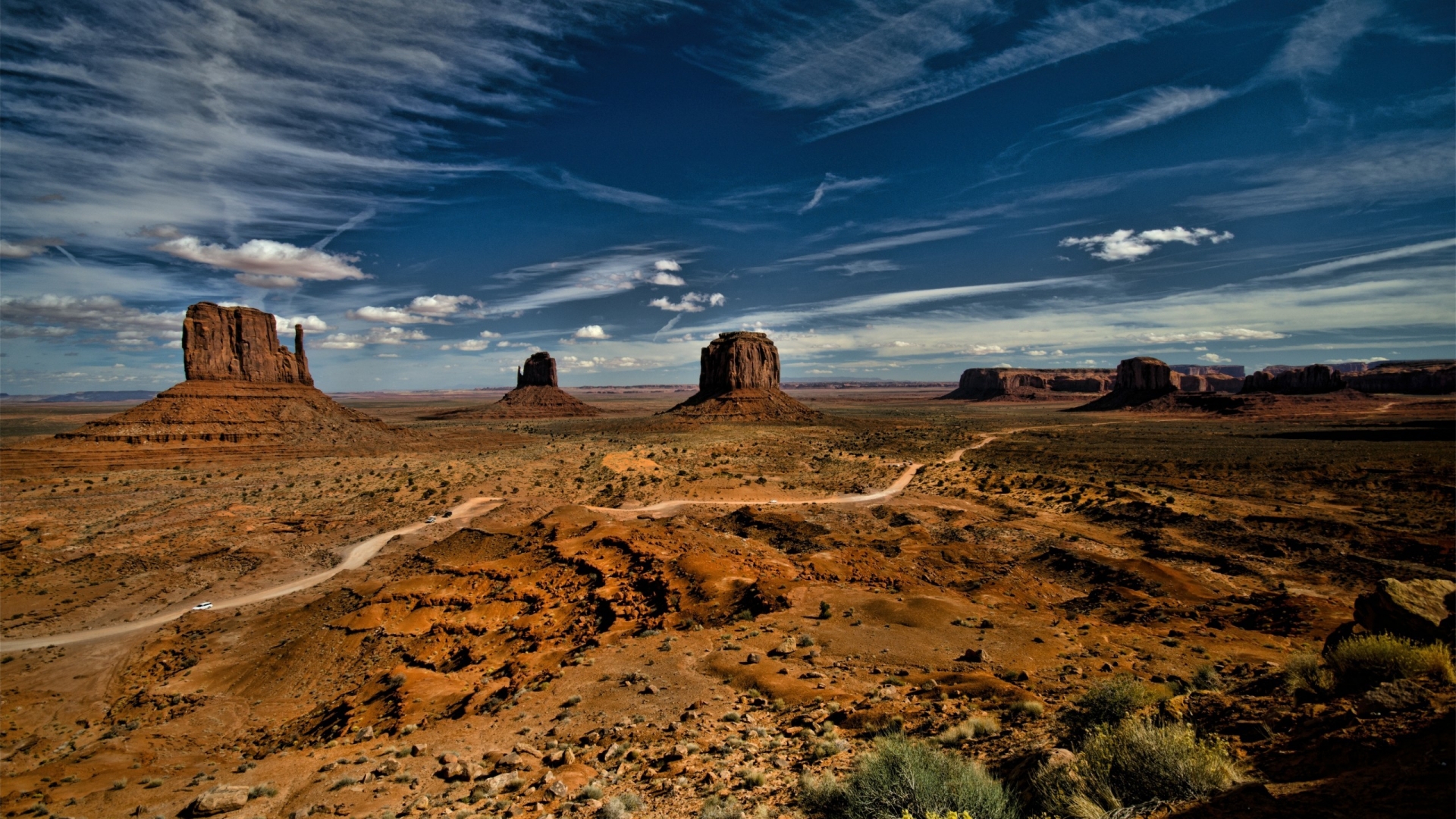 Monument Valley Landscape for 1920 x 1080 HDTV 1080p resolution
