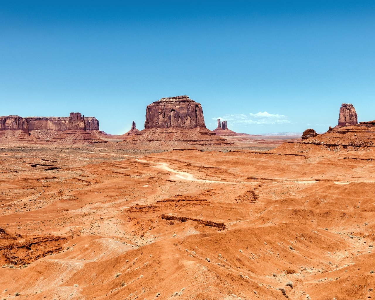 Monument Valley Utah for 1280 x 1024 resolution