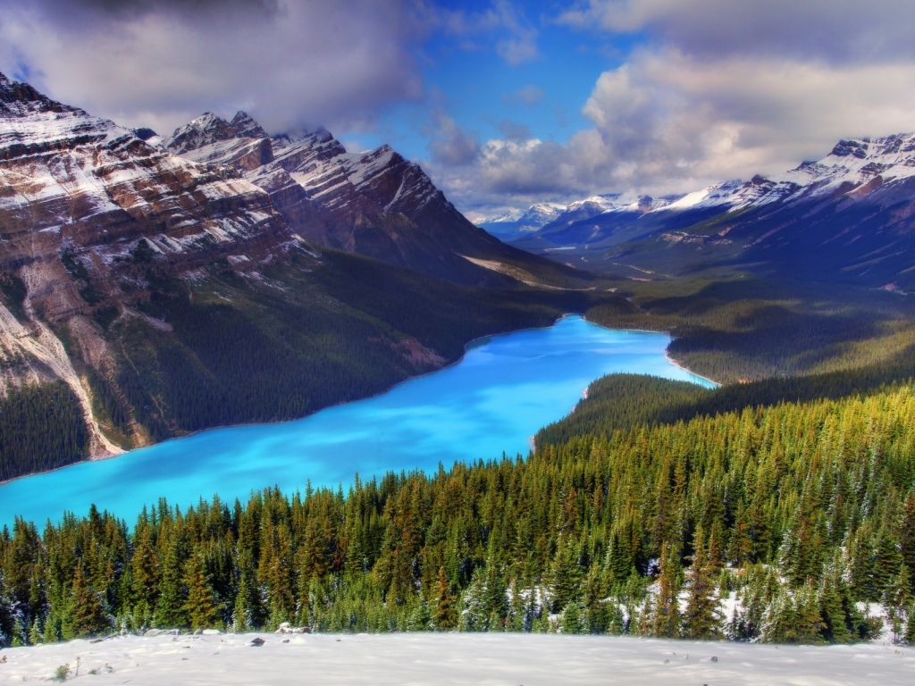 Moraine Lake Canada for 1024 x 768 resolution