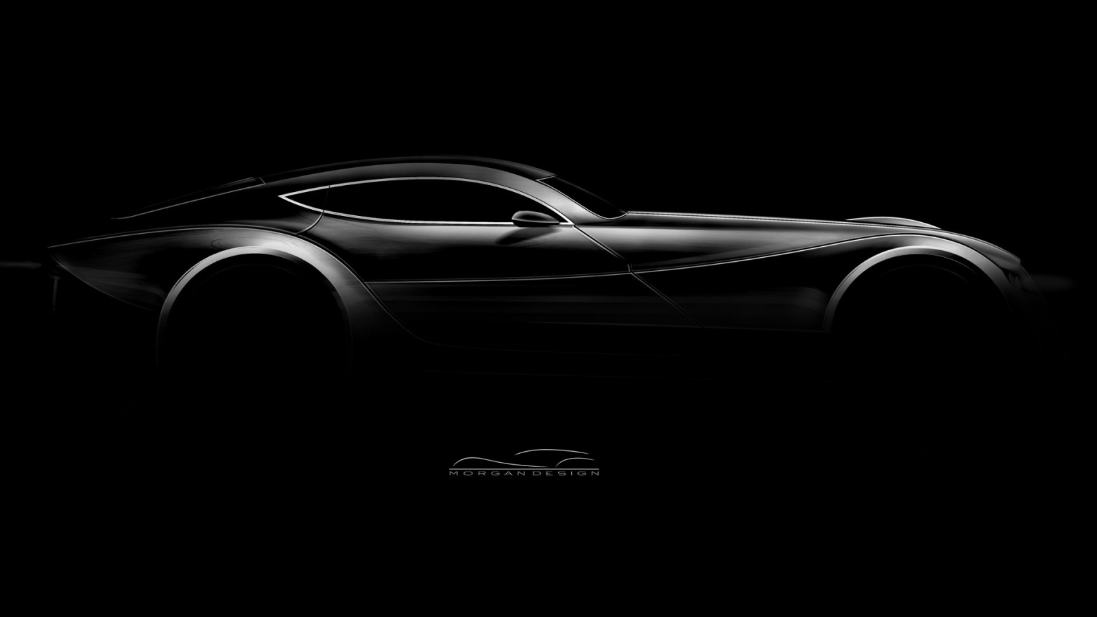 Morgan EvaGT 2010 Concept Silhouette for 1600 x 900 HDTV resolution