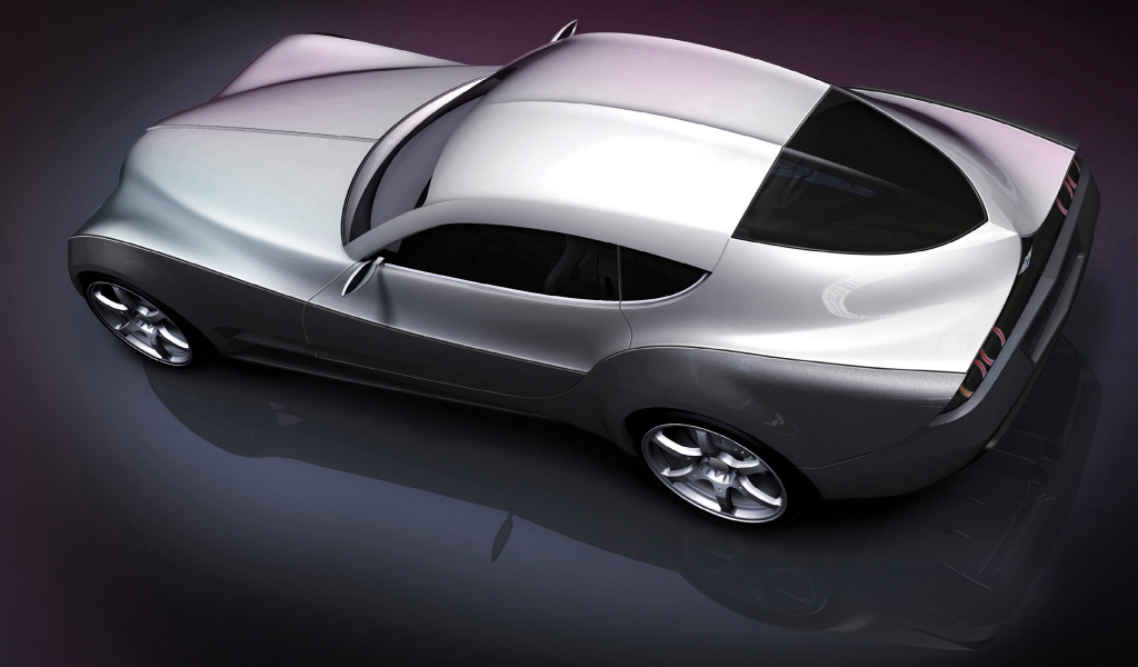 Morgan EvaGT Concept Top Rear And Side for 1024 x 600 widescreen resolution