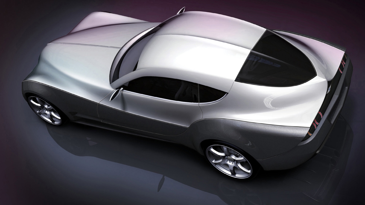 Morgan EvaGT Concept Top Rear And Side for 1280 x 720 HDTV 720p resolution