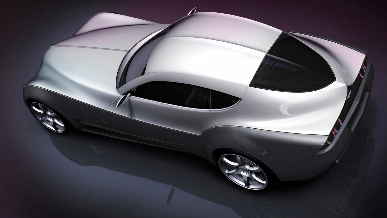 Morgan EvaGT Concept Top Rear And Side for 1600 x 900 HDTV resolution
